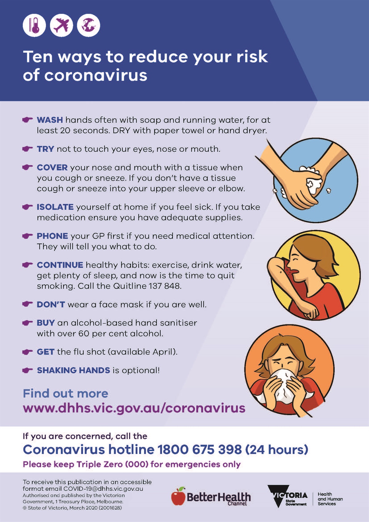 View Coronavirus Info Posters Images