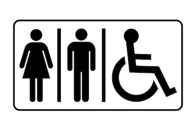 Strategy Proposal For Public Conveniences Colac Otway Shire   Public Toilet Sign 